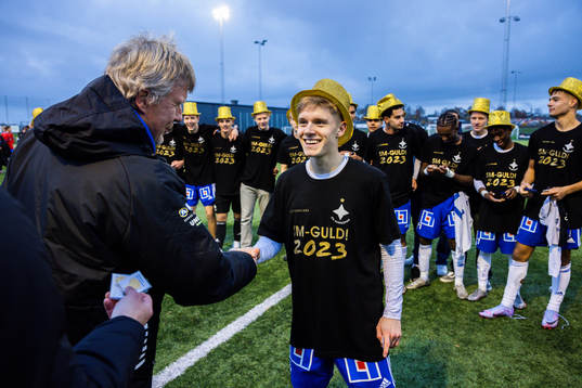 IFK Norrköpings Isak Ellbring jublar