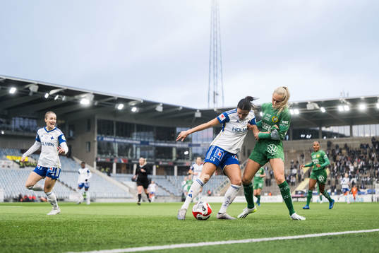IFK Norrköpings Irma Cajlakovic och Hammarbys Ellen
