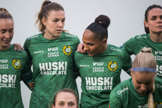 Hammarbys Emma Westin och Madelen Janogy