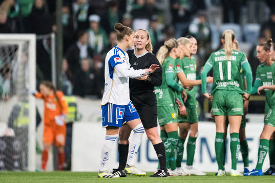 IFK Norrköpings My Cato i samtal med Domare Sandra Almkvist