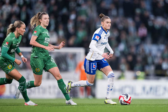 Hammarbys Emma Westin och IFK Norrköpings My Cato