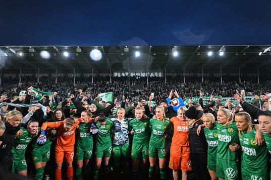 Hammarbys spelare och supportrar