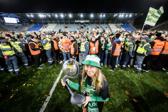Hammarbys Ellen Wangerheim jublar