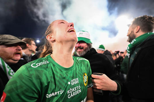 Hammarbys Emma Westin jublar