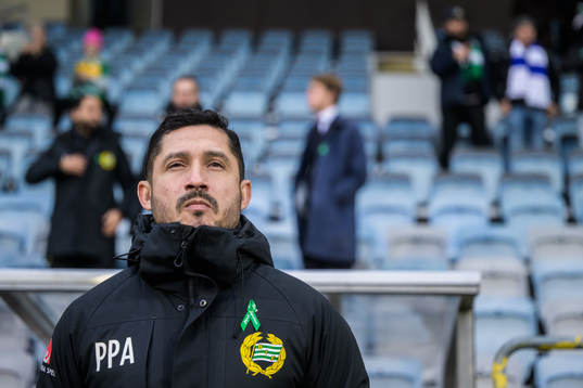 Hammarbys tränare Pablo Pinones-Arce