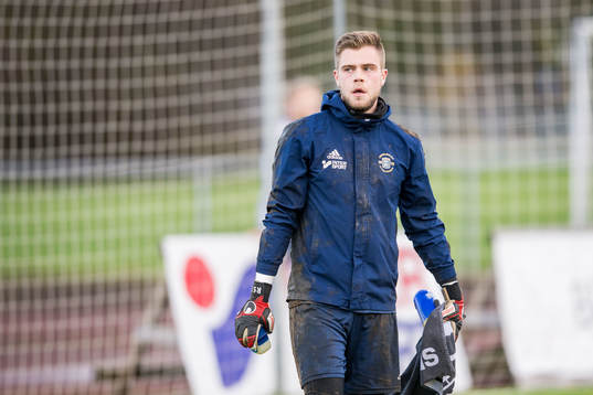 Ängelholms målvakt Robin Streifert