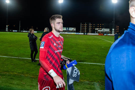Ängelholms målvakt Robin Streifert