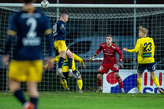Ängelholms målvakt Robin Streifert