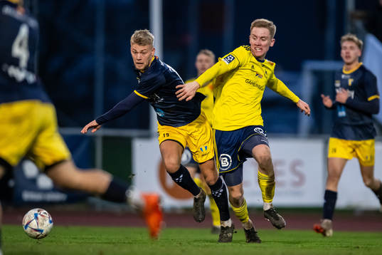 Torns IFs Jens Lynard och Ängelholms Karl Gunnarsson
