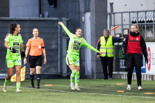 Kristianstads Tilda Persson jublar