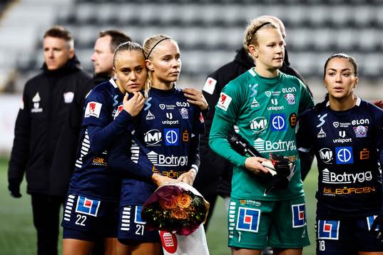 Linköpings Alva Selerud, Stina Lennartsson, målvakt Cajsa