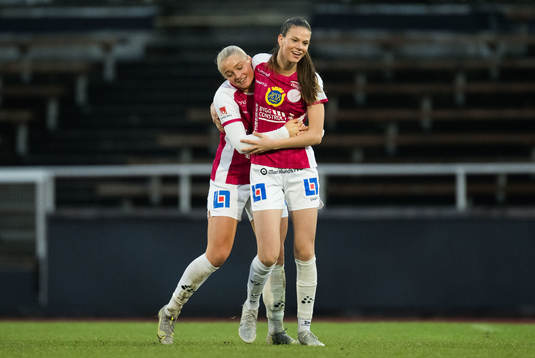 IK Uppsalas Klara Folkesson jublar