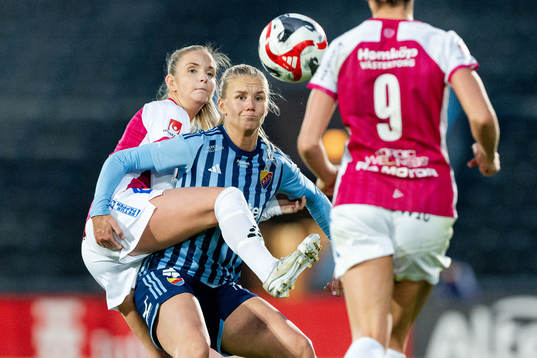 Uppsalas Ellinor Johansson och Djurgårdens Nellie Lilja