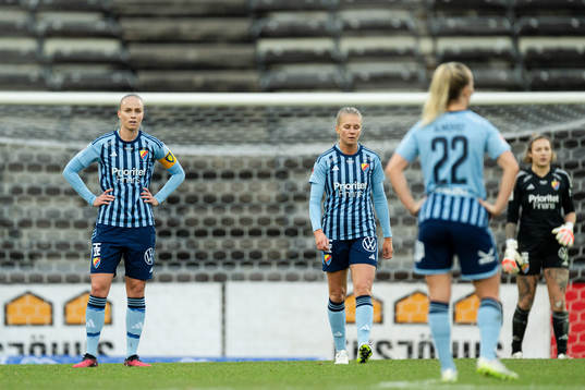 Djurgårdens Matilda Plan och Nellie Lilja deppar