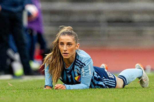 Djurgårdens Tilde Lindwall deppar
