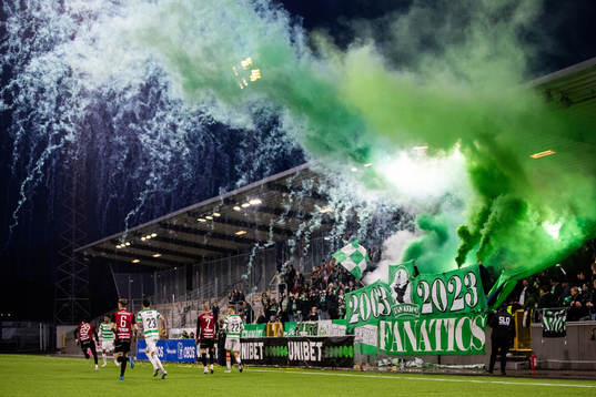 under fotbollsmatchen i Superettan mellan Västerås SK och