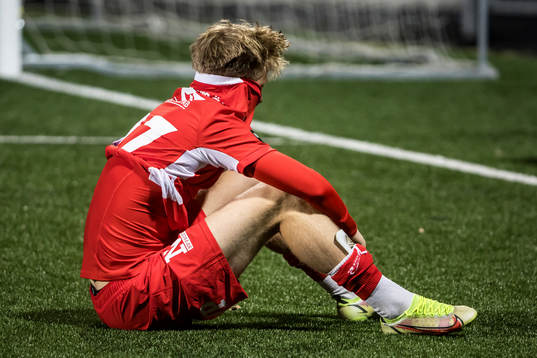 Jönköpings Södras Elias Nordström deppar