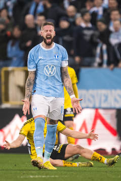 Malmö FFs Pontus Jansson deppar