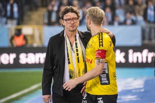 Elfsborgs klubbchef Stefan Andreasson och Johan Larsson