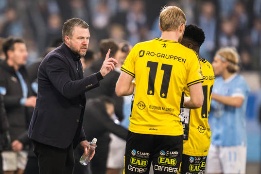 Elfsborgs manager Jimmy Thelin
