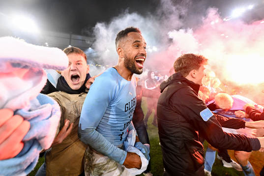 Malmö FFs Isaac Kiese Thelin jublar