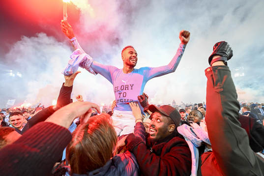 Malmö FFs Isaac Kiese Thelin jublar