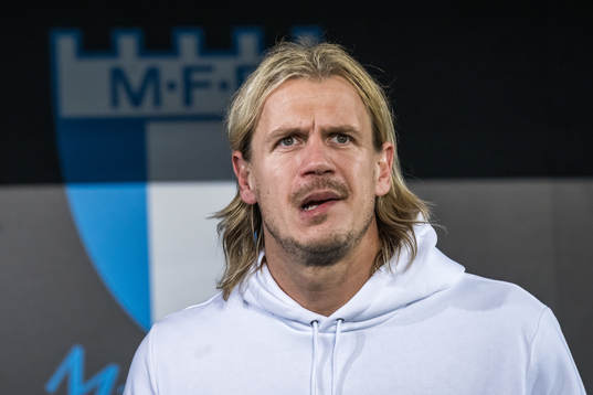 Malmö FFs målvakt Johan Dahlin jublar