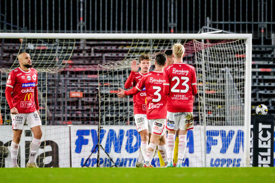 Degerfors Gustav Lindgren jublar
