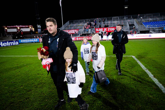 Degerfors tränare Andreas Holmberg deppar
