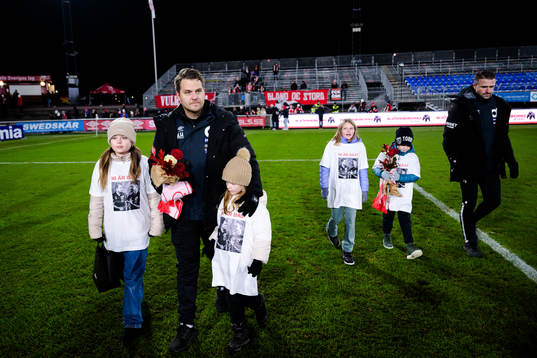 Degerfors tränare Andreas Holmberg deppar