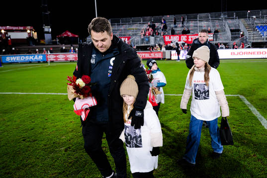 Degerfors tränare Andreas Holmberg deppar