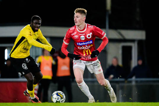 Mjällbys Seedy Imam Jagne och Degerfors Jamie Bichis