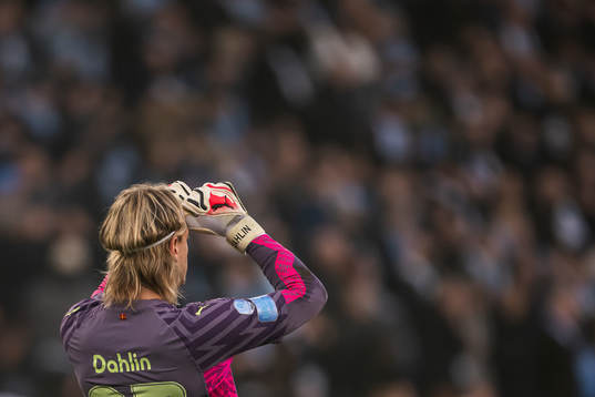 Malmö FFs målvakt Johan Dahlin