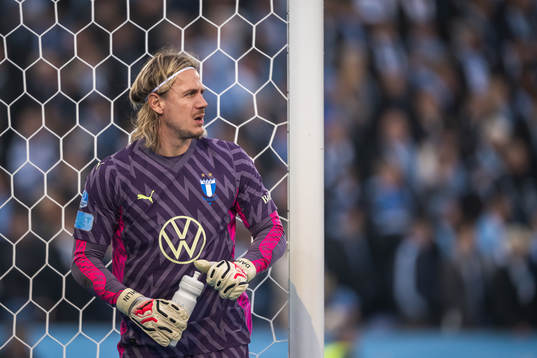 Malmö FFs målvakt Johan Dahlin