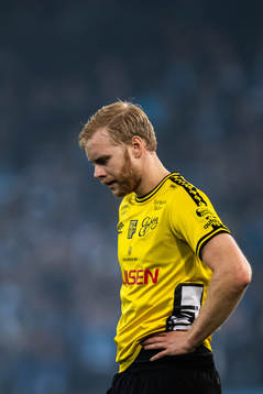 Elfsborgs Sveinn Guðjohnsen deppar