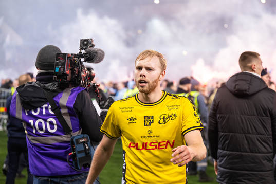 Elfsborgs Sveinn Guðjohnsen deppar