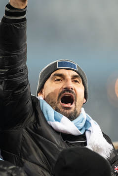 Jublande Malmö FF supportrar