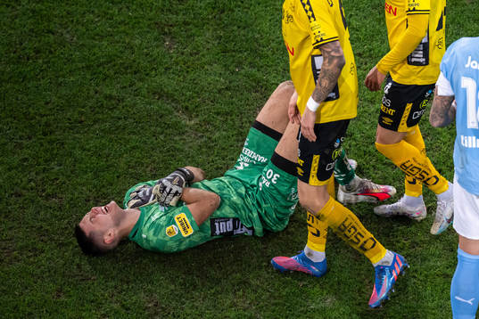 Elfsborgs målvakt Hakon Valdimarsson har ont