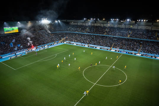 Matchen igång