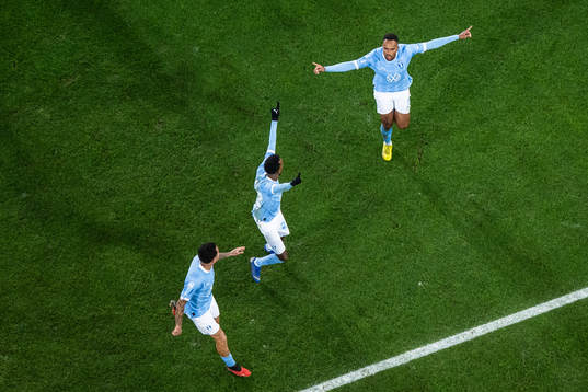 Malmö FFs Isaac Kiese Thelin jublar