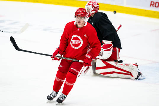 Lucas Raymond of Detroit Red Wings