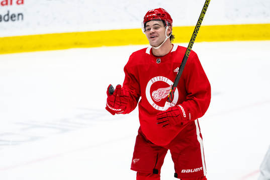 Alex DeBrincat of Detroit Red Wings