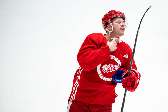 Lucas Raymond of Detroit Red Wings