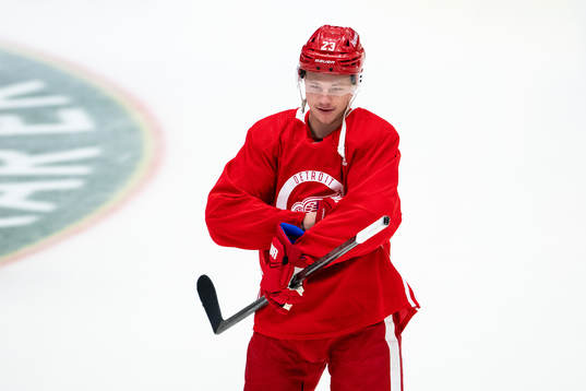 Lucas Raymond of Detroit Red Wings