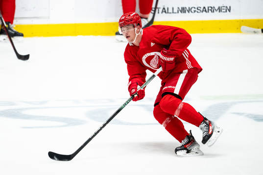 Lucas Raymond of Detroit Red Wings