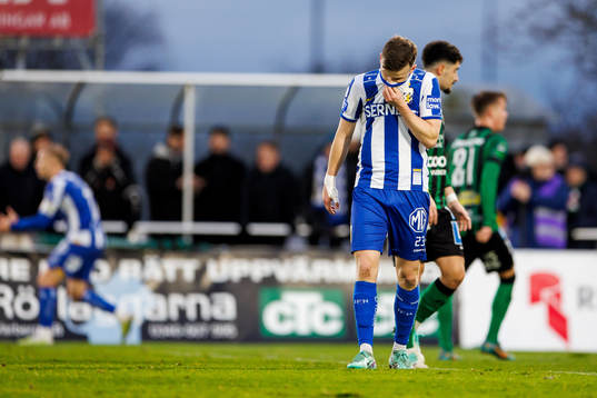 IFK Göteborgs Kolbeinn Thordarson deppar