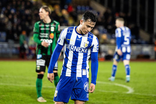 IFK Göteborgs Hussein Carneil deppar