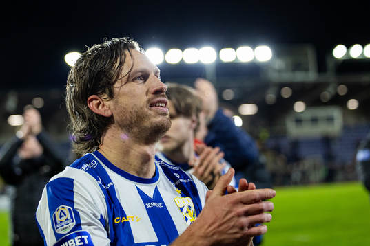IFK Göteborgs Gustav Svensson jublar