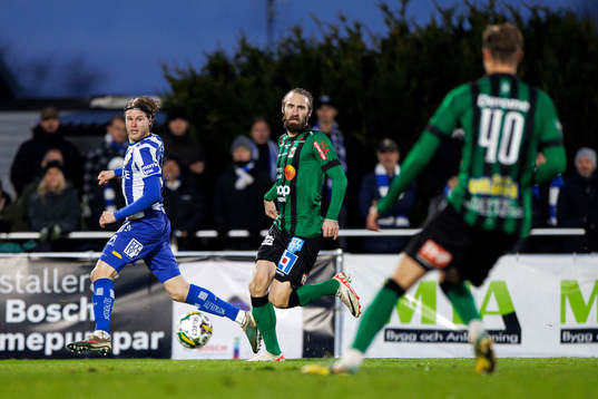 IFK Göteborgs Gustaf Norlin och Varbergs Oskar Sverrisson