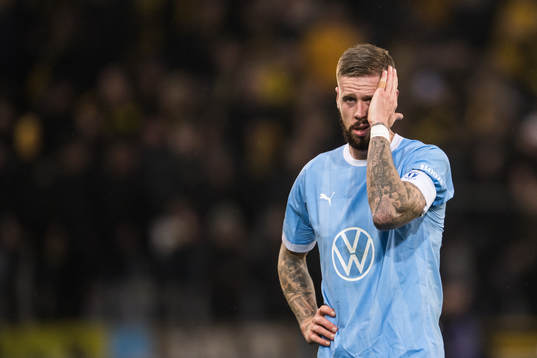 Malmö FFs Pontus Jansson deppar